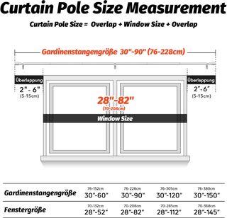 Barra cortina extensible 76-228cm (2 unid)
