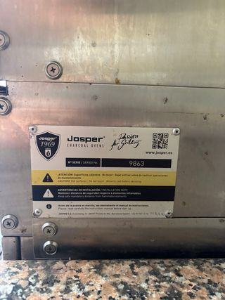 Horno Josper rojo - 231/OR/2020/3