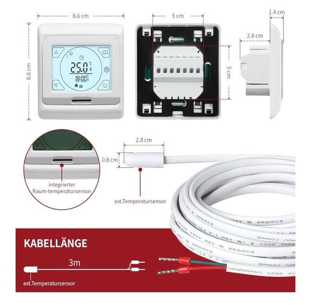 Riscaldamento Pavimento Elettrico 150 W/m* Nuovo