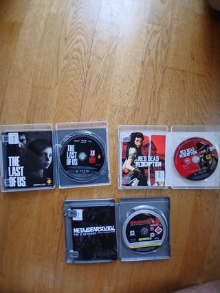 PS3: The Last of Us, Red Dead, MGS4
