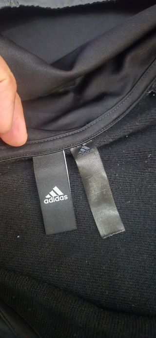 Felpa Adidas nera Tg S