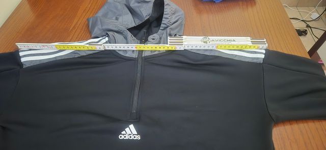 Felpa Adidas nera Tg S