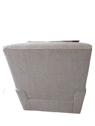Sillón beige de tela