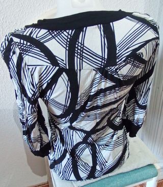 Blusa cebra manga 3/4