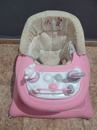 Andador Minnie Mouse rosa Plastimyr