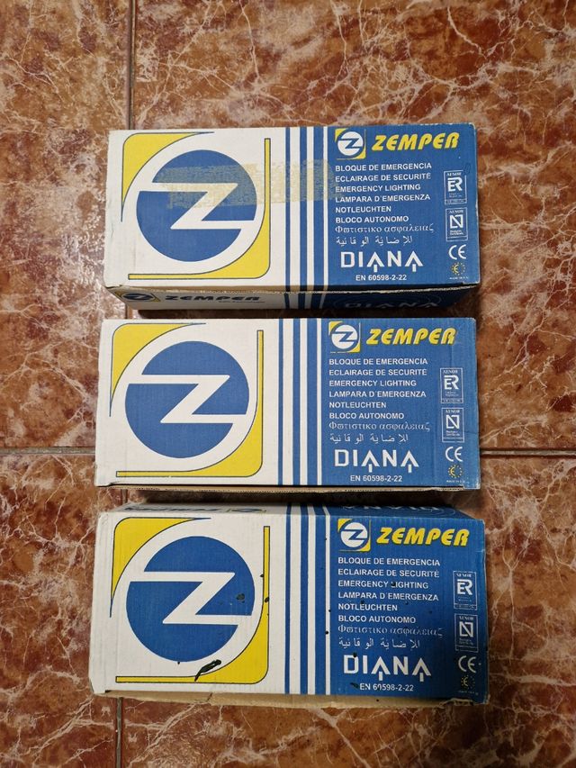 Lote de 5 emergencias ZEMPER NUEVAS