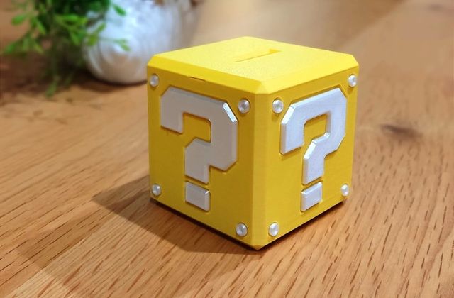 Hucha Super Mario - Caja ? 3D