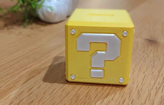 Hucha Super Mario - Caja ? 3D