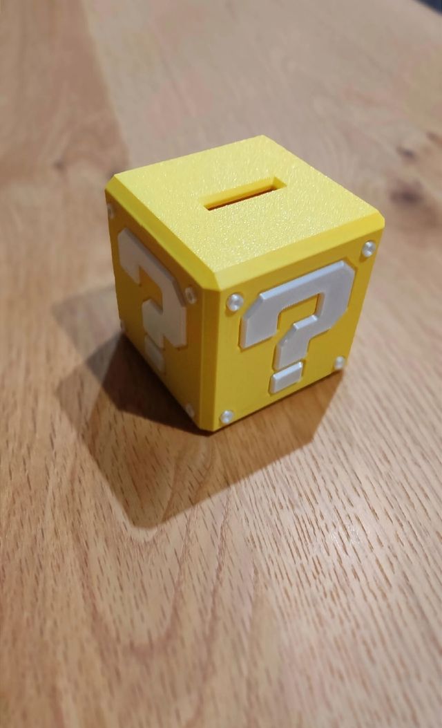 Hucha Super Mario - Caja ? 3D