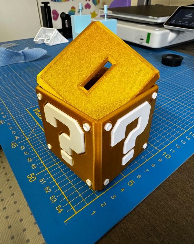 Hucha Super Mario - Caja ? 3D