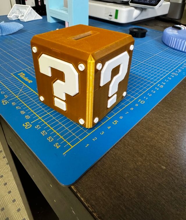 Hucha Super Mario - Caja ? 3D