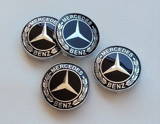 60mm Tapabujes Mercedes Centro de Rueda Llantas 