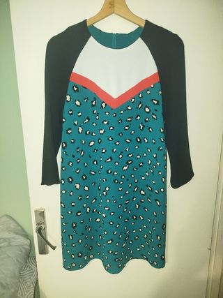 Vestido estampado leopardo - Talla S