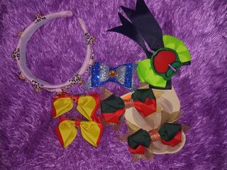 Conjunto de Diademas y moños para niñas