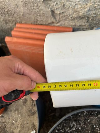 Pedestal alabado blanco