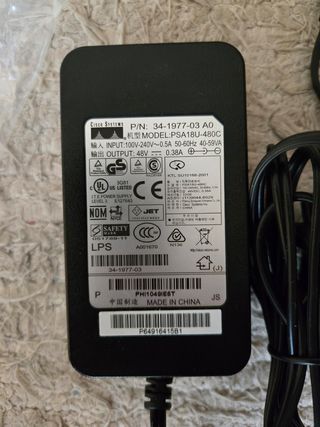 Transformador Cisco AP PSA18U-480C