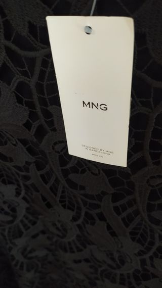 Vestido Mango negro elegante para eventos o fiesta