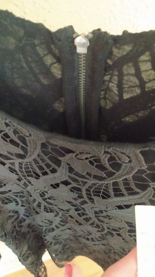 Vestido Mango negro elegante para eventos o fiesta