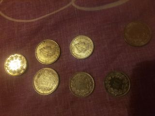 Monedas Suiza - 7 piezas