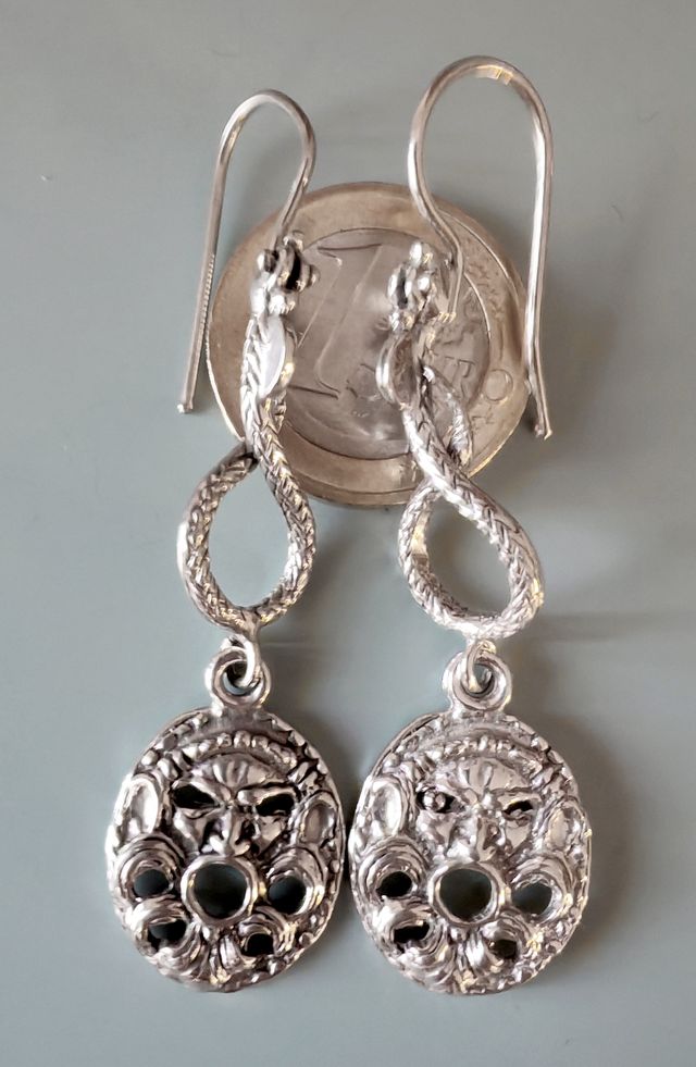 Orecchini Maschera Apotropaica Gioielli Storici