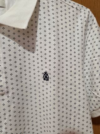 Polo Cortefiel blanco - Talla XL