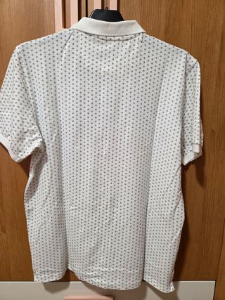 Polo Cortefiel blanco - Talla XL