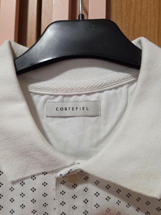 Polo Cortefiel blanco - Talla XL