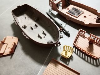 Playmobil Barco Pirata antiguo 3550 - Piezas