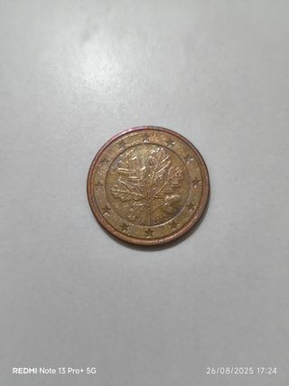 5 centesimi € Germania 2002