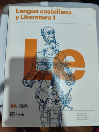 Libro de Lengua castellana y Literatura 1BA 