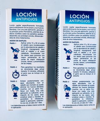 Loción antipiojos ZZ x2