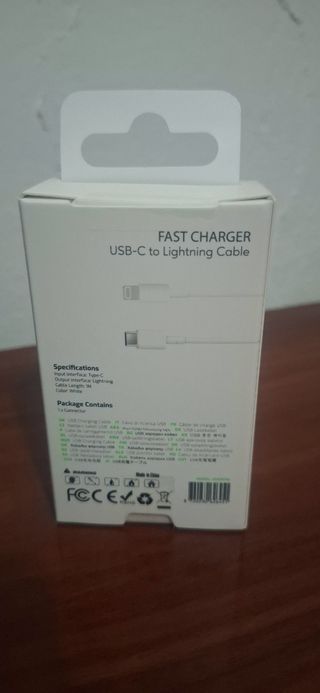 Cable USB-C a Lightning 1m