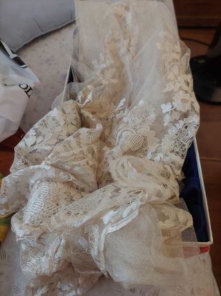 Velo novia antiguo,  Siglo XIX una joya 