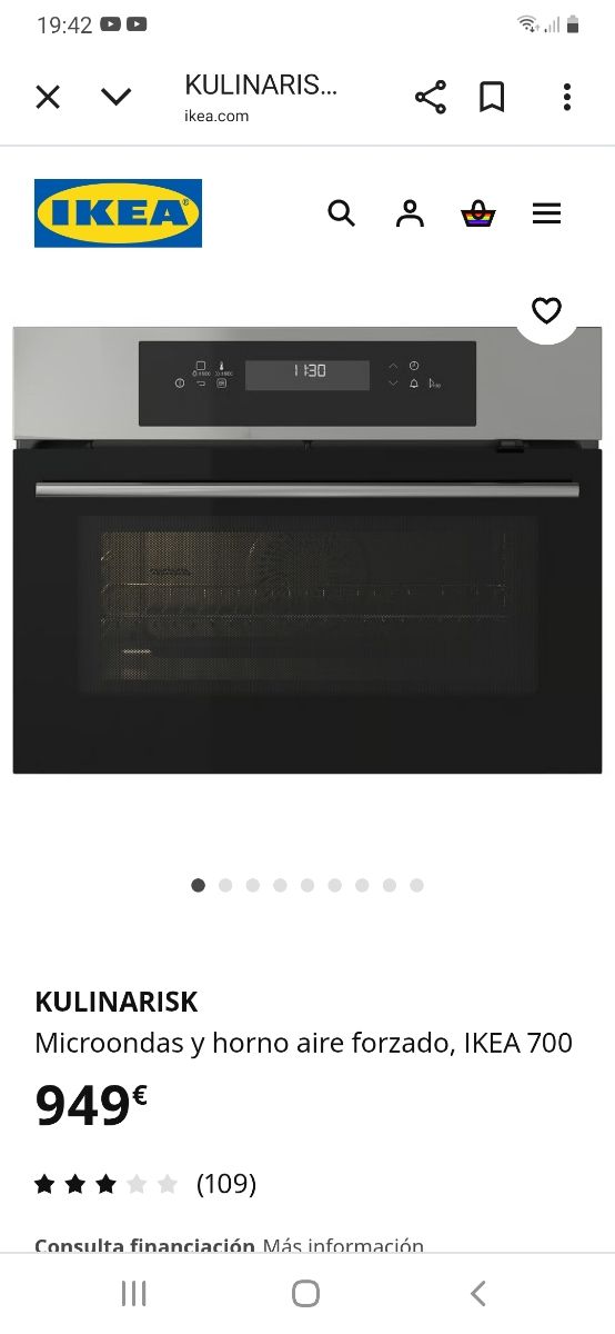 Horno Kulinarisk Ikea - Microondas