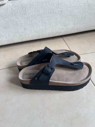Sandalias plataforma negras