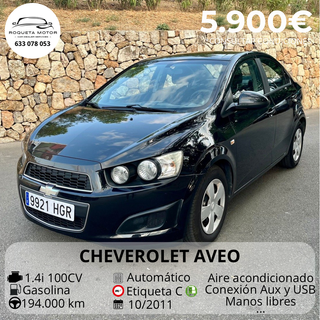 Chevrolet Aveo 2011 100CV | Automático | Garantía