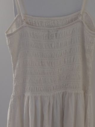 Vestido blanco tirantes talla S