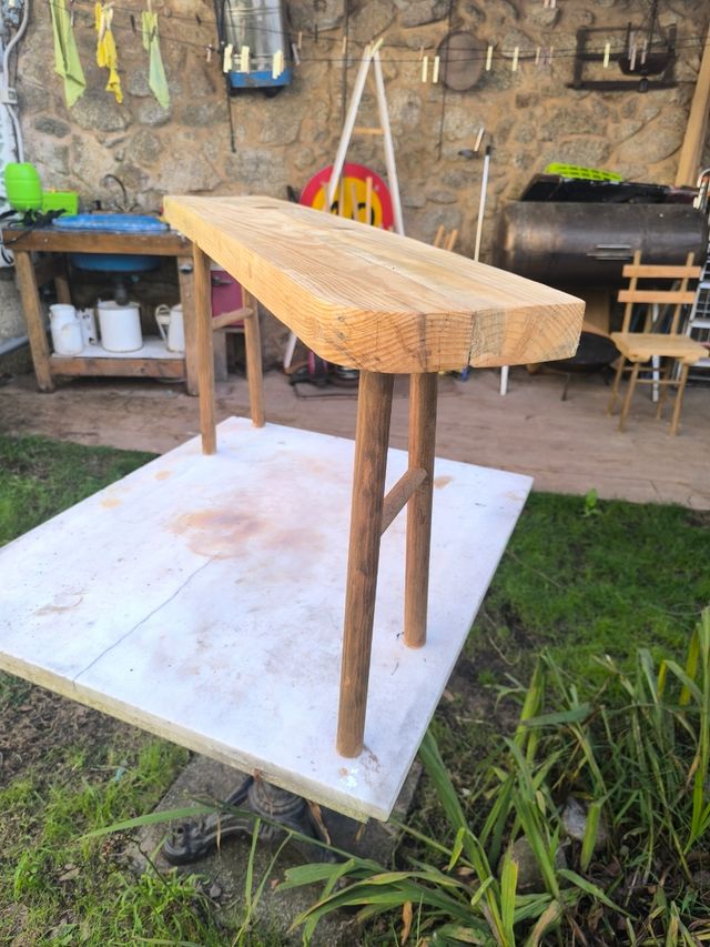 Banco madera rústico