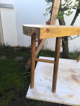 Banco madera rústico