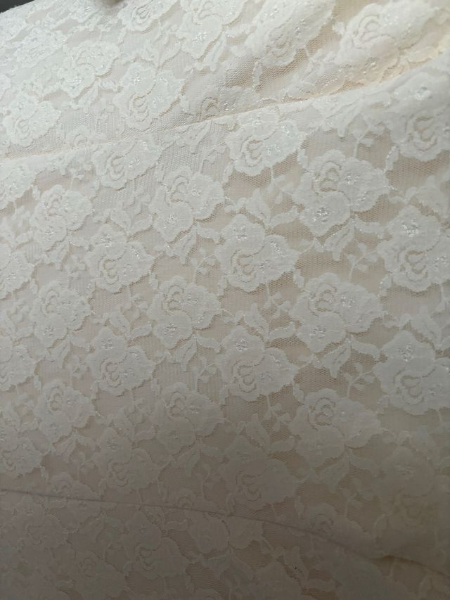 Traje Flamenca beige y marrón