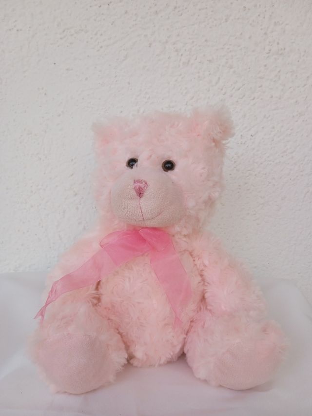 Peluche de osito rosa