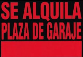 Plaza garaje alquiler