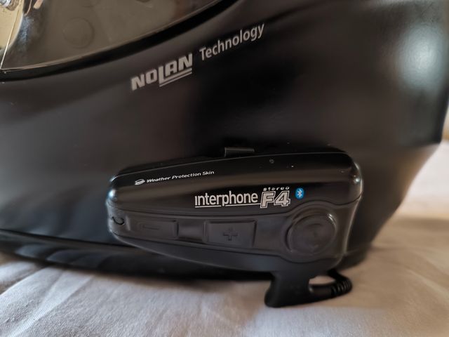 2 Cascos Moto X-Lite 701 + Interphone F4 Tallas S