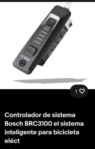 Bosch BRC3100: Control sistema bici eléctrica
