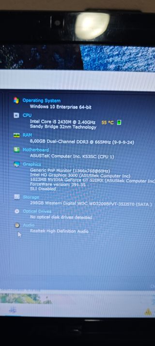 Portátil Asus Gris Plata