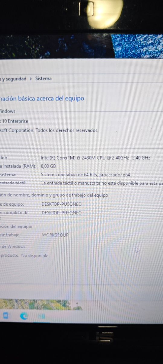 Portátil Asus Gris Plata