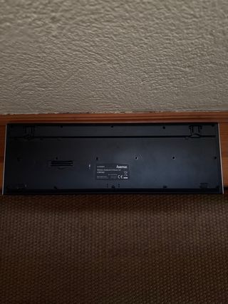 Teclado y raton Hama Negro inalambrico 

