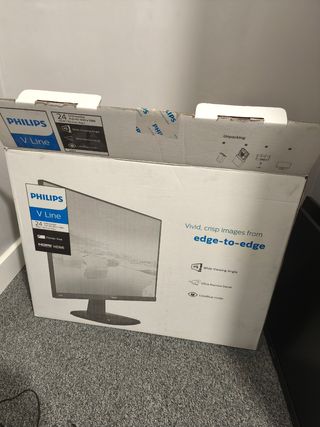 Monitor Philips 24" LED IPS. Full HD