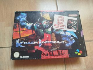 Caja y manual Killer Instinct SNES PAL