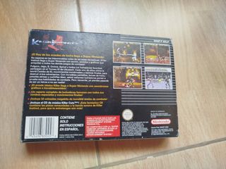 Caja y manual Killer Instinct SNES PAL